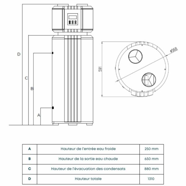 ELEO 120 L - Chauffe-eau thermodynamique