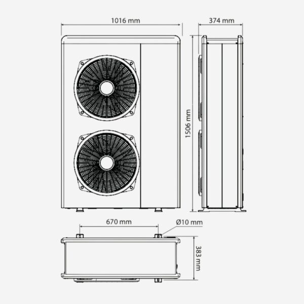 Nimbus Plus 120 M Net R32 - 12kW Monophasé