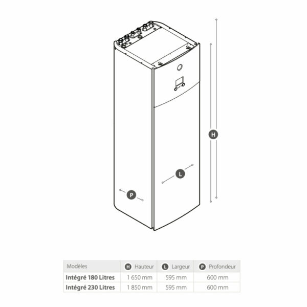 Daikin Altherma 3 H F taille 11 à 16 kW - Chauffage + ECS - 2 Zone