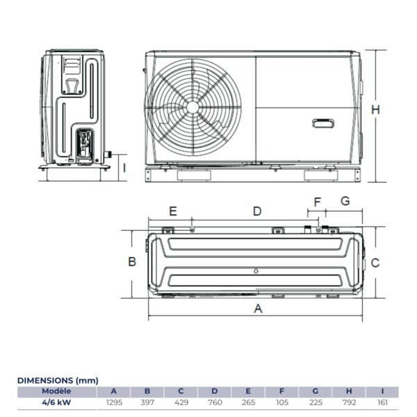WELLEA M HT R290 - 6kW Monophasé