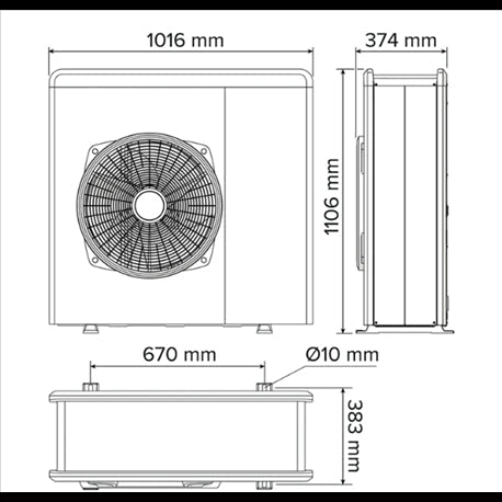 Nimbus Plus 80 M-T Net R32 - 8kW Triphasé
