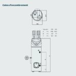 NUOS PRIMO HC A+ 242L - Chauffe-eau thermodynamique sur socle
