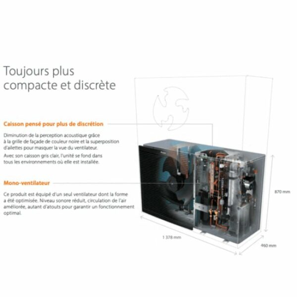 Altherma 3 M - Taille 14 - Chaud seul - Triphasé sans résistance