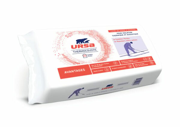 Laine de verre à souffler URSA PULS'R, 16.6 kg