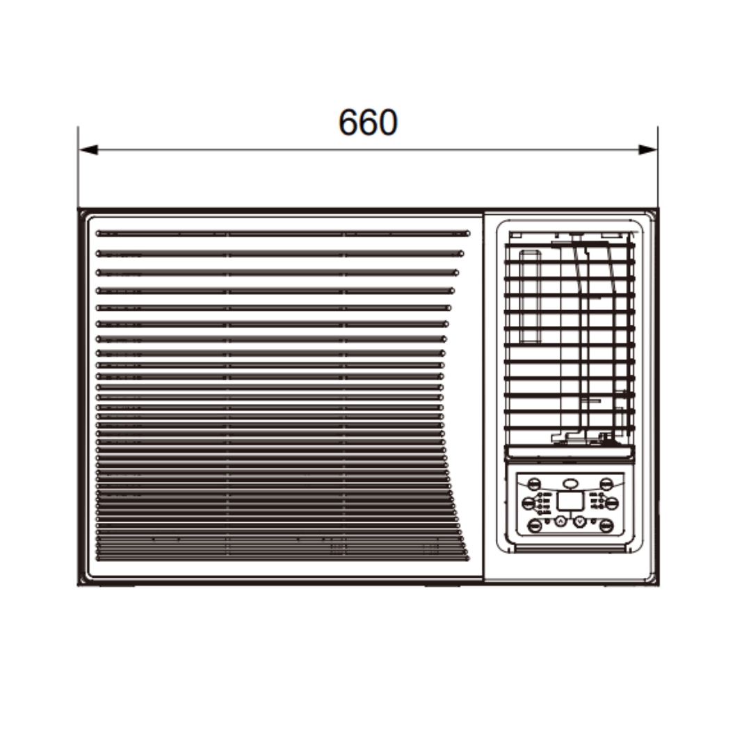 Climatiseur sans groupe extérieur WFAE Window 3,7 kWatts – Image 4